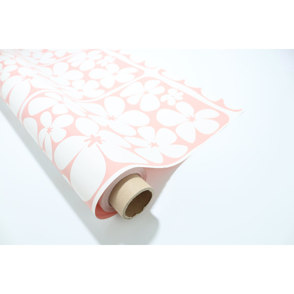 Bobina Papel de Regalo Opaco Daisy Rosa Cipria