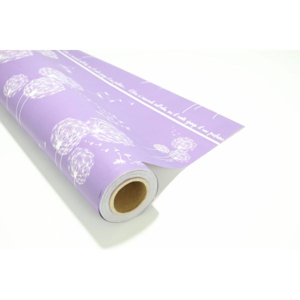 Bobina Papel de Regalo Opaco Soffione Violeta