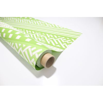 Opaque Aztec Green Gift Wrap Roll