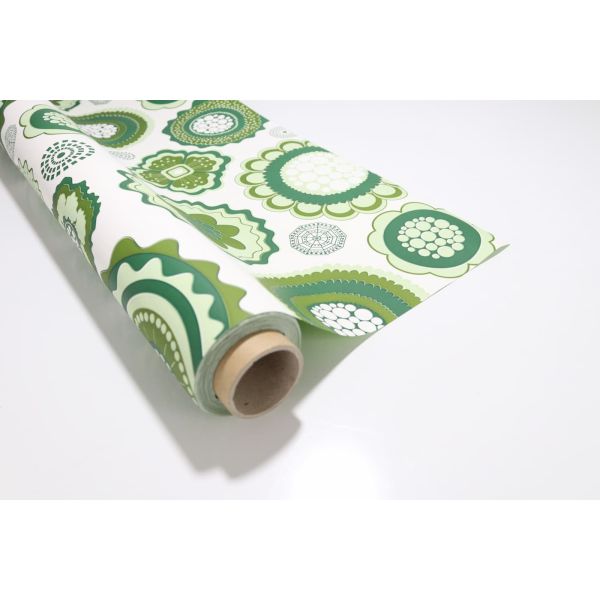 Bobina Papel de Regalo Opaco Abstract Verde Perfumado