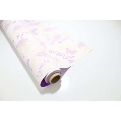 Opaque Lavender Scented Lavender Paper Gift Wrap Roll