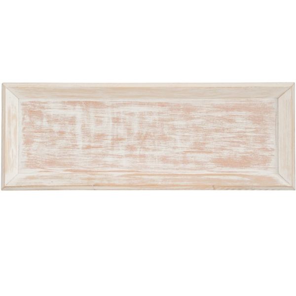 Bakery Florist Wooden Tray Cream/White