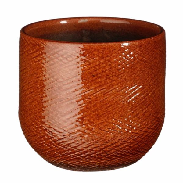 Ochre Ceramic Planter "Enzo"