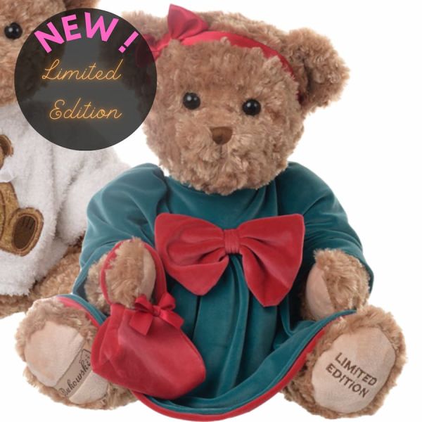 EDICIÓN LIMITADA Osito de Peluche de Algodón Lotta Color Verde