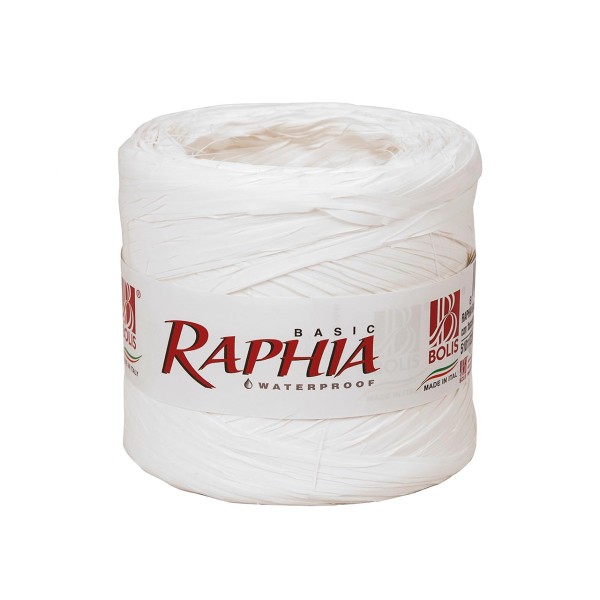 Cinta Raphia sintética Blanca 2mm x 200m