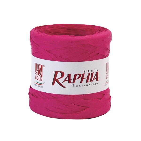 Cinta Raphia sintética Fucsia 2mm x 200m