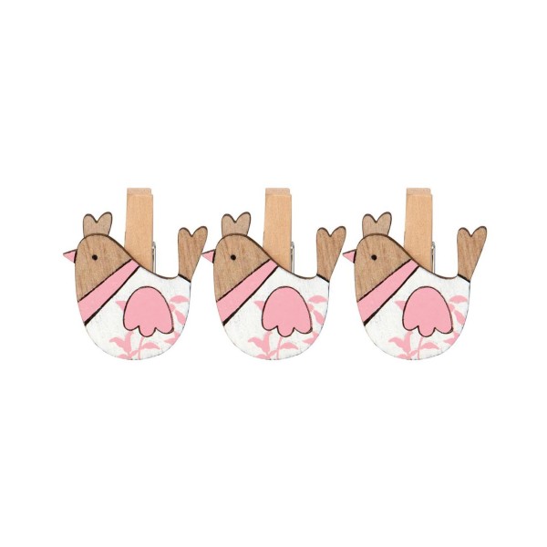 Clips Birds Peg Pack x9